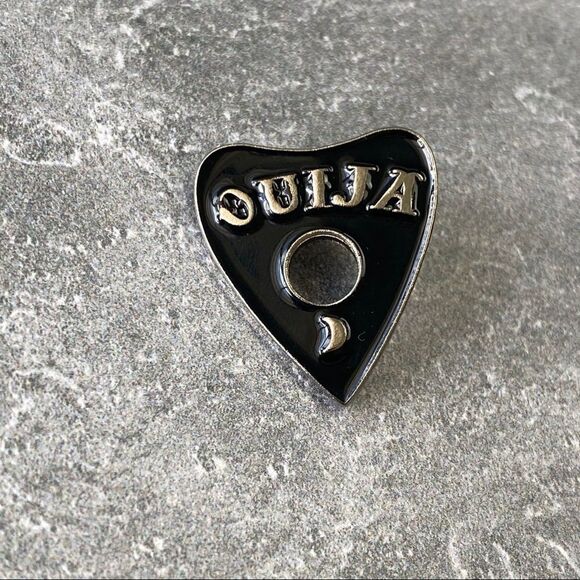 OUIJA Planchette Enamel Pin/ Brooch Lapel - Picture 2 of 6